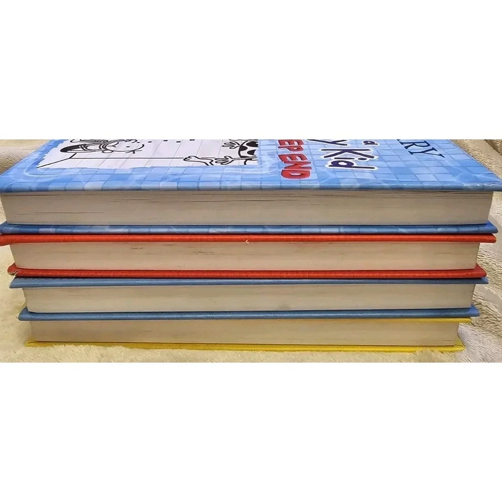 Lot Of 4 Diary Of A Wimpy Kid By Jeff Kinney Very Good Condition
